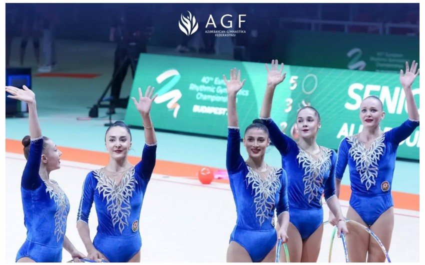 Azerbaijani rhythmic gymnasts ready for action in Zaragoza