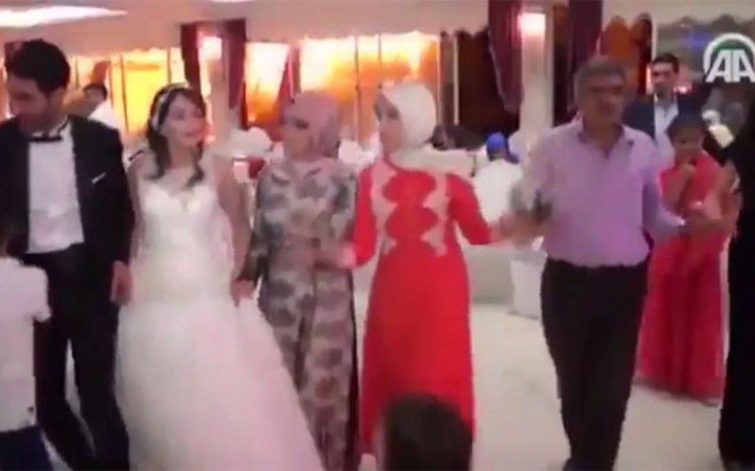 Момент взрыва на свадьбе в Турции - ВИДЕО