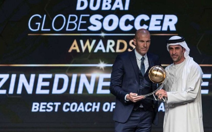 Globe Soccer Awards: Ronaldu ilin ən yaxşı futbolçusu, Zidan məşqçisi, Real isə klubu seçilib
