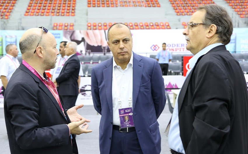 Прошла встреча с представителями сборной Азербайджана по шахматам