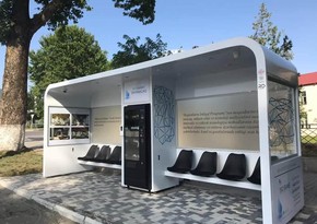 Azerbaijan presents its first smart bus shelter 