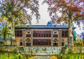 Entrance to Palace of Shaki Khans restored