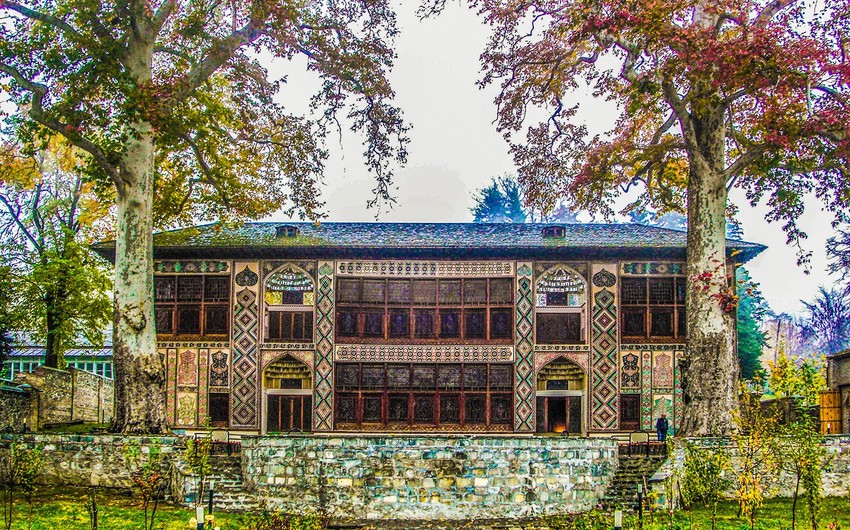 Entrance to Palace of Shaki Khans restored