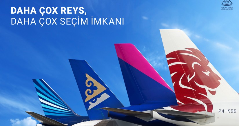 Artan uçuş tezlikləri: Bakı hava limanı daha çox səyahət imkanları təqdim edir