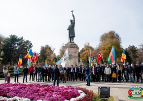 Kişinyovda Zəfər Gününə həsr olunmuş yürüş və bayram tədbiri keçirilib