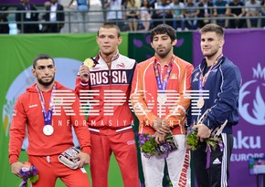 Azərbaycanlı güləşçi Bakı 2015də bürünc medal qazanıb