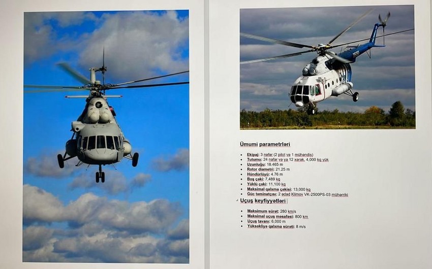 Qəza anında hərbi helikopterin ”qara qutu”sunda qeydə alınan məlumatlar açıqlanıb