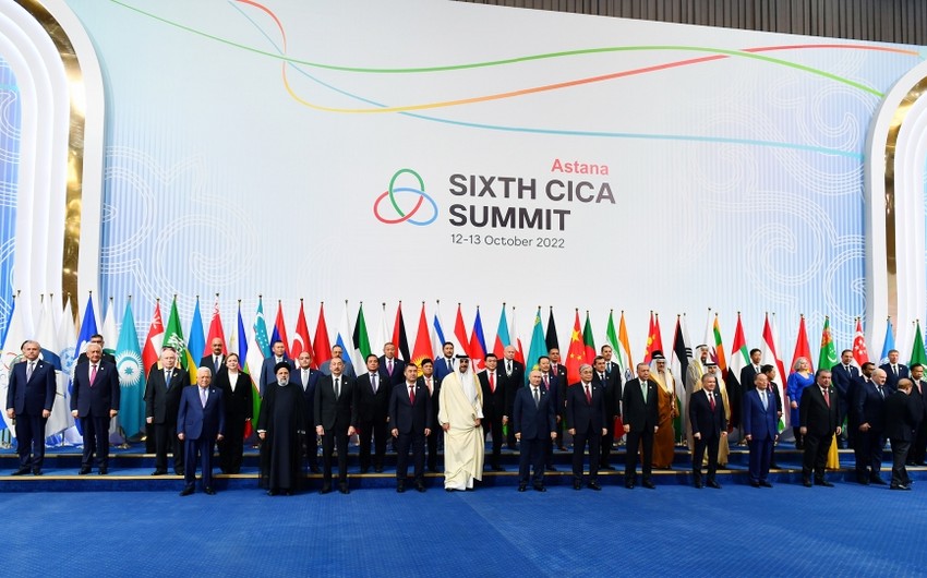 Heads of delegations of CICA countries approve six documents at summit in Astana