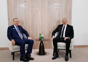 President Ilham Aliyev meets with President of Türkiye Recep Tayyip Erdoğan