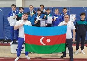Азербайджанские гимнасты завоевали 6 медалей на турнире в Казахстане