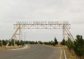 Masallı Sənaye Məhəlləsində indiyə qədər 14 milyon manatlıq məhsul istehsal edilib
