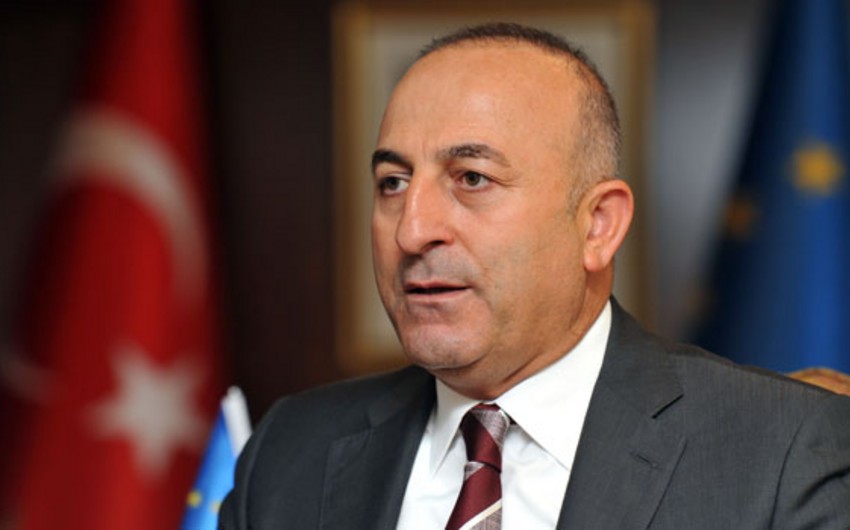 Turkish FM arrives in Azerbaijan