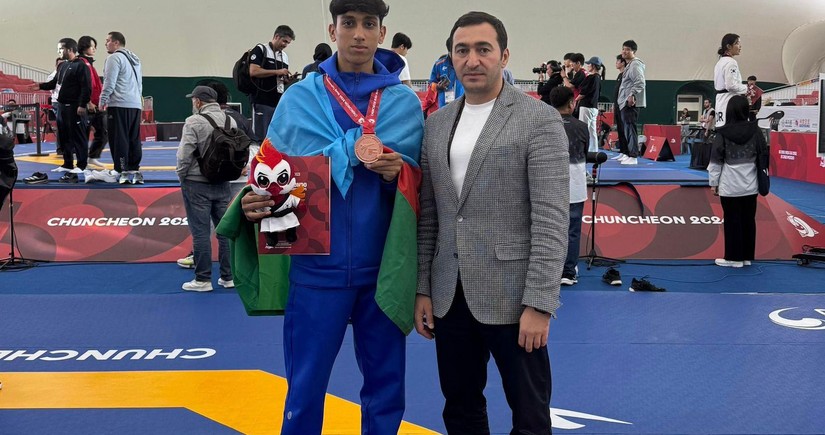 Azərbaycan taekvondoçusu dünya çempionatında bürünc medal qazanıb