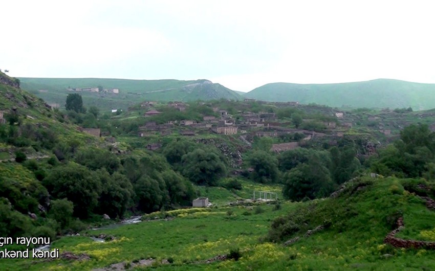 Laçın rayonunun Minkənd kəndindən videogörüntülər