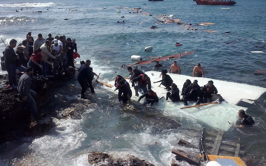 Two refugee boats capsized in Mediterranean sea, 239 were dead