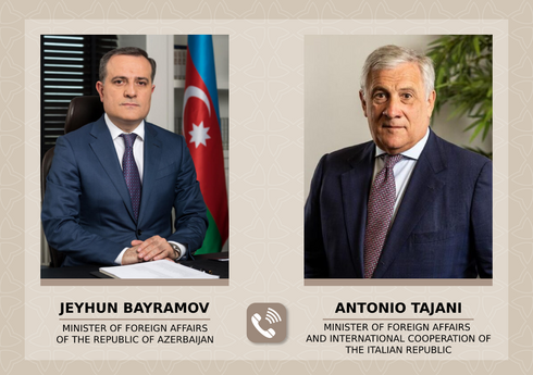 Главы МИД Азербайджана и Италии провели телефонный разговор