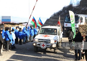 Seven ICRC vehicles freely move from Khankandi to Lachin