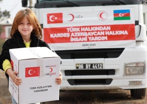 Türkiyənin Qızıl Aypara Cəmiyyəti: Azərbaycanda ehtiyacı olanlara yardım edirik