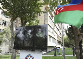 В Хатаинском районе Баку открыты парк и памятная доска в честь шехидов