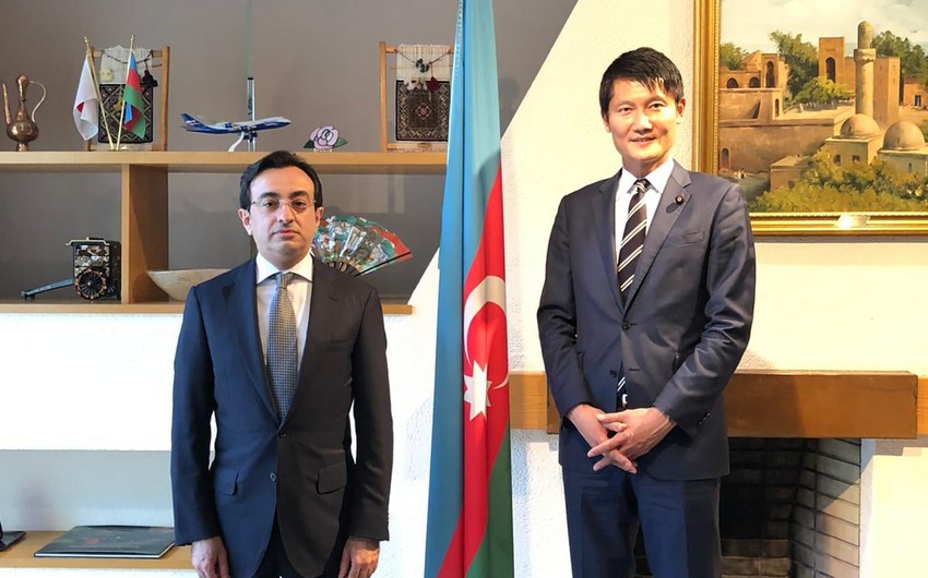 Azerbaijani envoy mulls cooperation with member of Japan's House of Councilors
