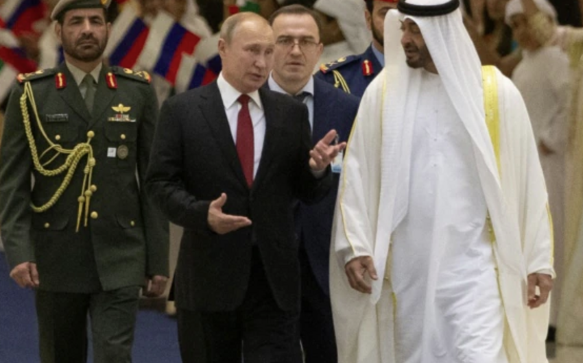 Putin meets with UAE President