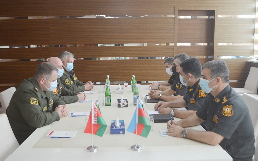 Состоялась рабочая встреча военно-медицинских специалистов Азербайджана и Беларуси