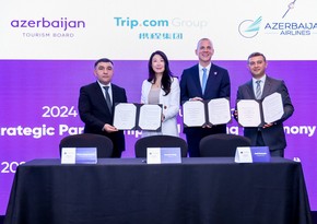 AZAL, Бюро по туризму и Trip.com Group подписали меморандум для продвижения Азербайджана на туристическом рынке Китая