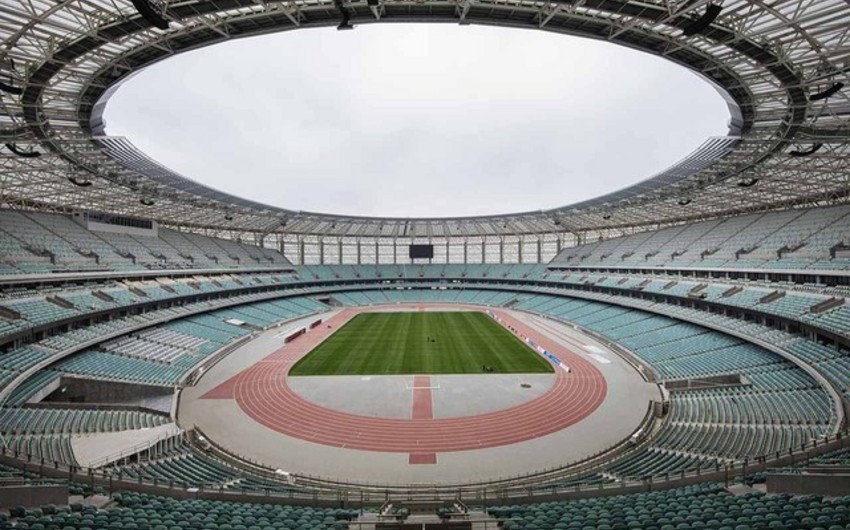 Baku Olympic Stadium ranks among largest European football arenas