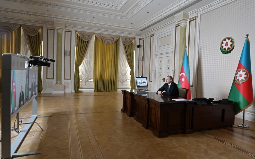 Состоялся разговор президентов Азербайджана и Литвы в формате видеосвязи