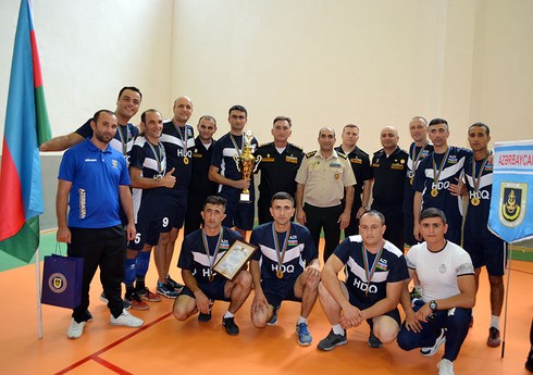 Азербайджанские военные моряки стали победителями соревнований по волейболу