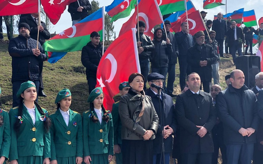 Abşeronda dəfn edilən türk əsgərlərinin şərəfinə abidə ucaldılıb
