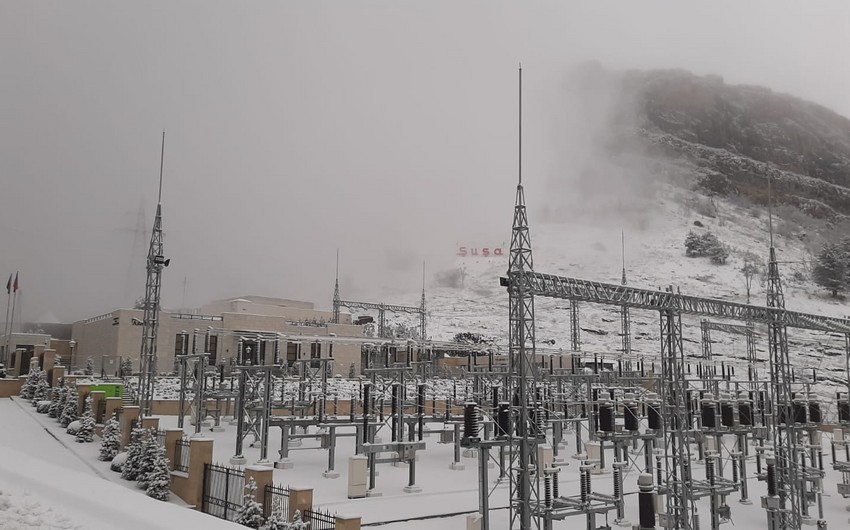 Azərenerji: Bəzi rayonların elektrik xətlərində problemlər ortaya çıxıb