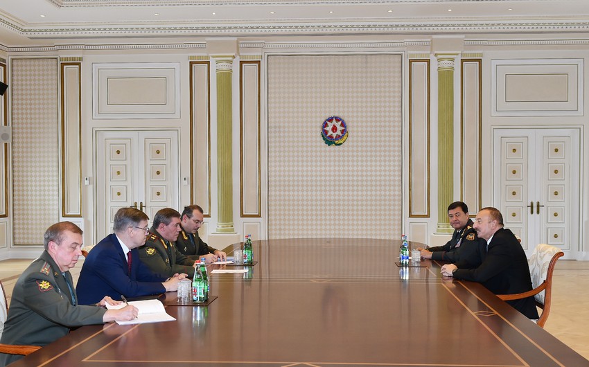 President Ilham Aliyev received Chief of General Staff of Russian Armed Forces