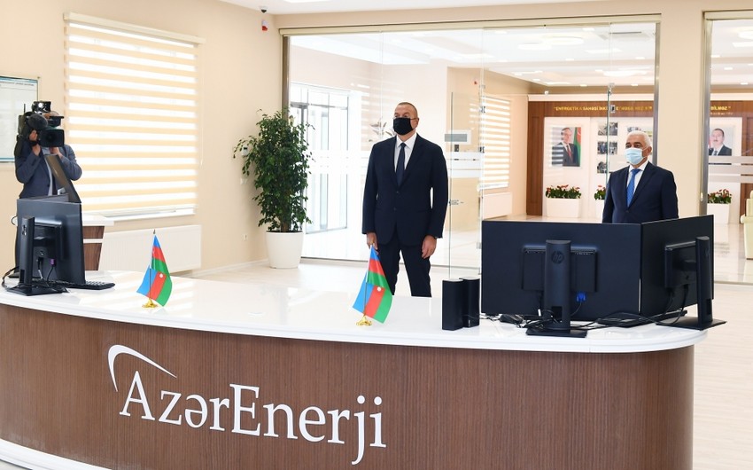 Ilham Aliyev attends opening of newly renovated Absheron substation