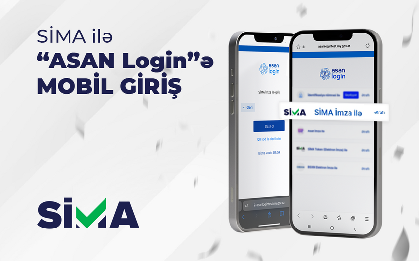 SİMA ilə mobil cihazlarda “ASAN Login”ə giriş mümkün olub