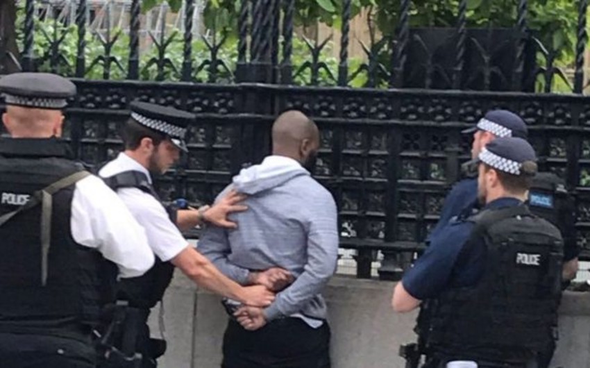 Man with knife detained near parliament building in London