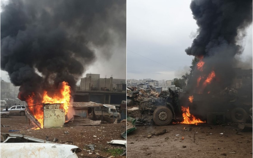 Afrində partlayış nəticəsində azı 2 nəfər ölüb