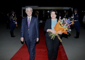 Moldova prime minister arrives in Azerbaijan