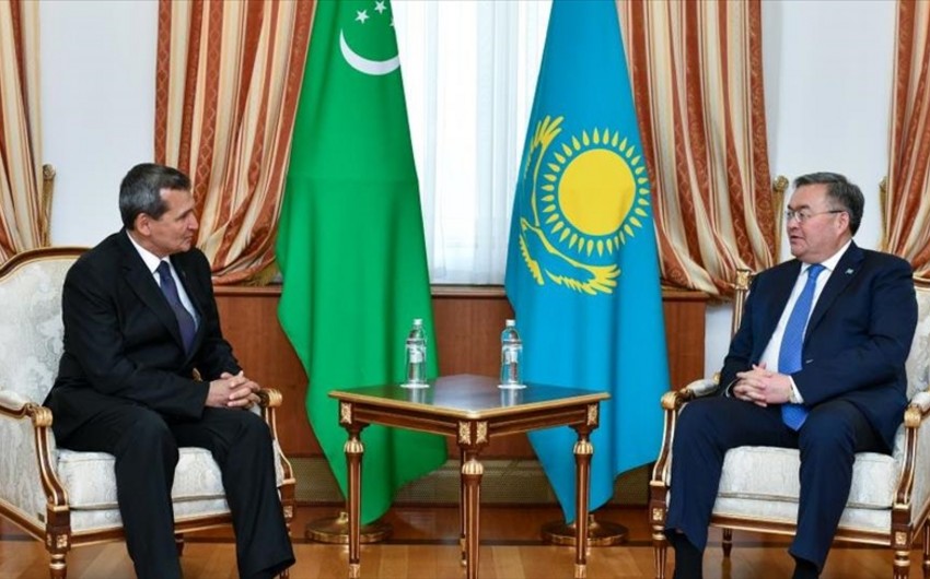 Главы МИД Туркменистана и Казахстана обсудили каспийскую повестку