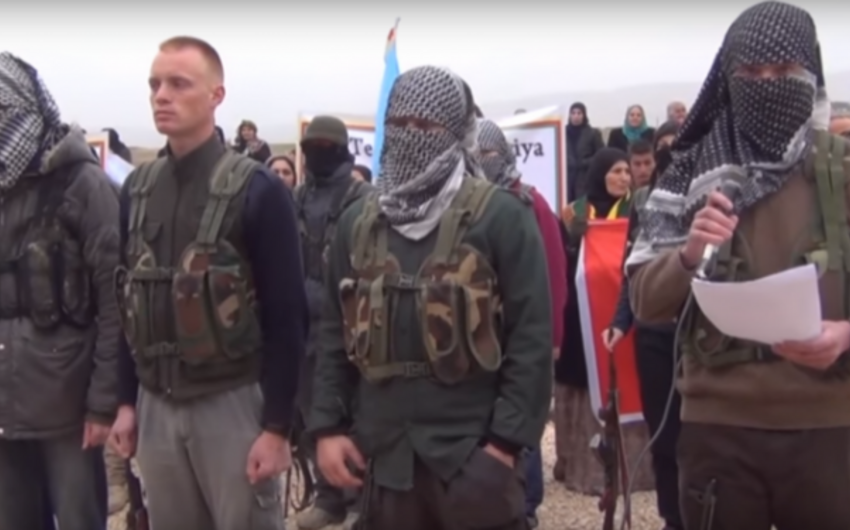 Terrorçu PYDnin Türkiyəyə qarşı savaşın çağırışının videosu yayılıb - VİDEO