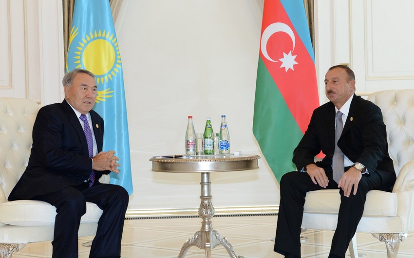 Nursultan Nazarbayev Prezident İlham Əliyevə təbrik məktubu ünvanlayıb