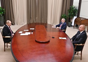 Meeting of Azerbaijani, Russian and Armenian leaders ends in Sochi