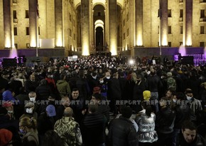 В Тбилиси прошел очередной митинг за освобождение Саакашвили