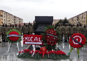В Азербайджанской армии прошли мероприятия в связи с 30-й годовщиной геноцида в Ходжалы
