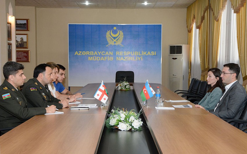 Azerbaijan and Georgia exchange mutual experience in military information