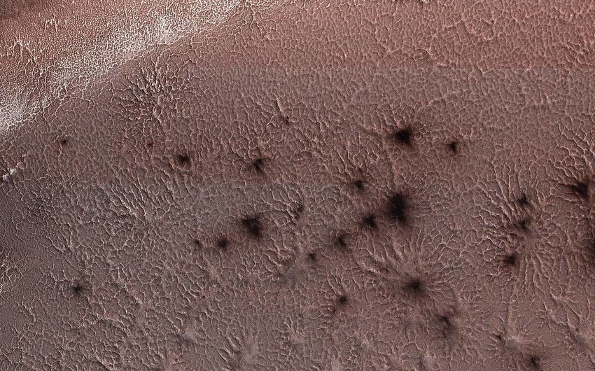 NASA показало фото ползающих по Марсу пауков - ФОТО
