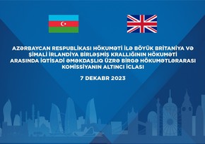 Baku to host 6th meeting of Azerbaijan-UK Intergovernmental Commission