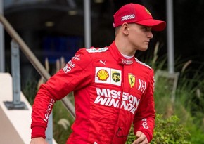 Michael Schumacher's son in first F1 test drive for Ferrari - VIDEO