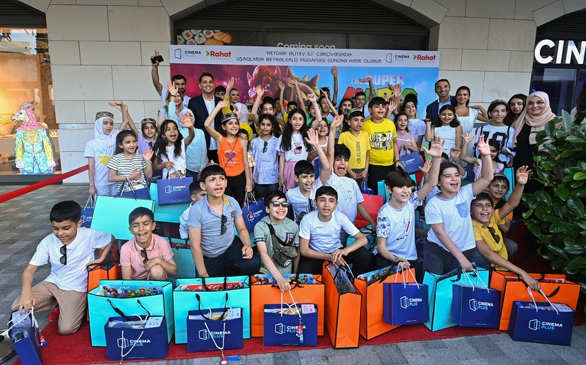 A holiday for children: the chain of cinemas “CinemaPlus” invited children from low-income families