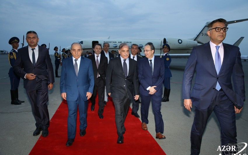 Prime Minister of Pakistan arrives in Azerbaijan for official visit ...